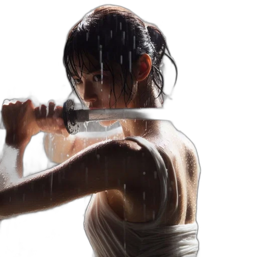 weapon, photorealistic, concept art, 3d render transparent PNG cut-out