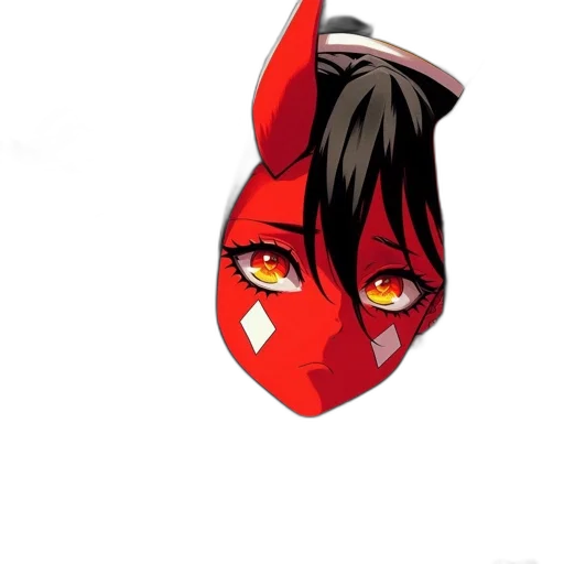 mask, face, staff, comic book art transparent PNG cut-out