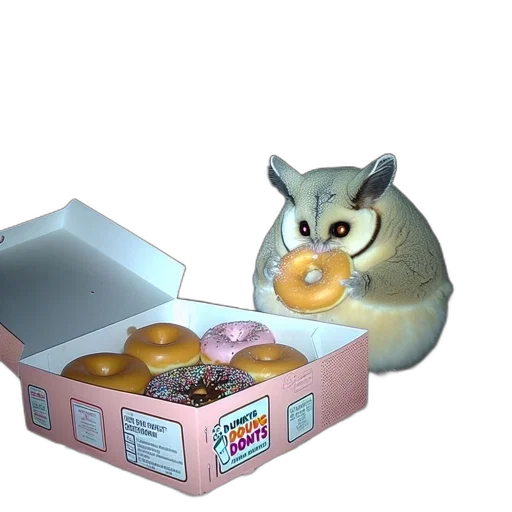 food, animal, 3d render, concept art transparent PNG cut-out