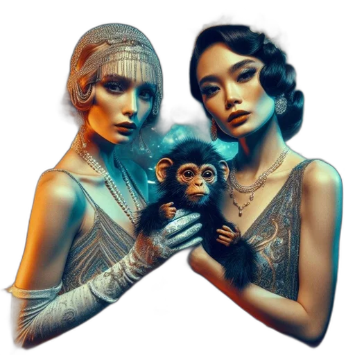 jewelry, mask, concept art, photorealistic transparent PNG cut-out