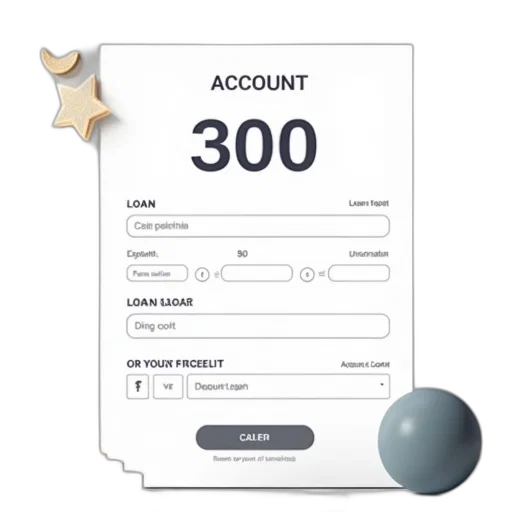 3d render, account, payout, form transparent PNG cut-out