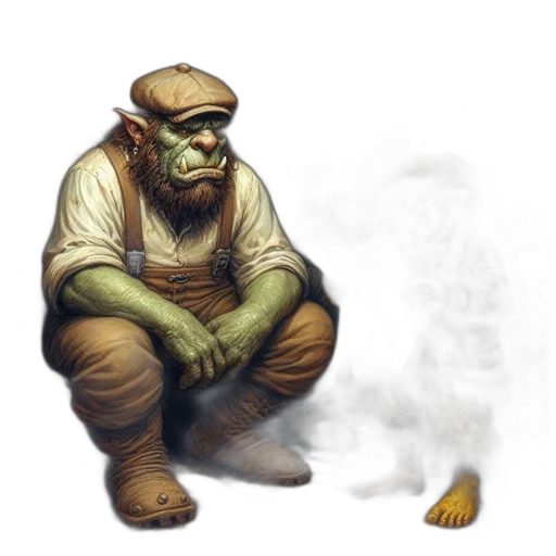 staff, creature, concept art, fantasy art transparent PNG cut-out