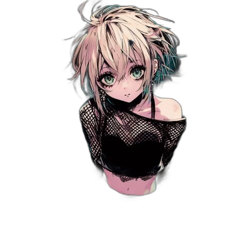 hair, mask, dress, face transparent PNG cut-out