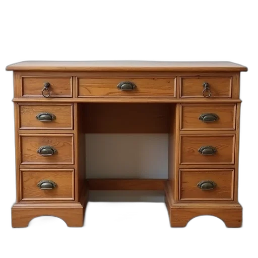 furniture, wooden, desk, smooth transparent PNG cut-out