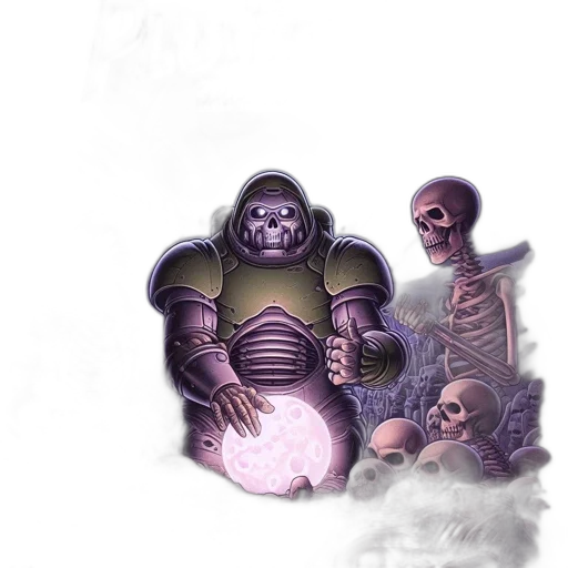staff, mask, creature, robot transparent PNG cut-out