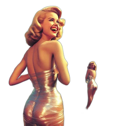 dress, concept art, comic book art, pixel art transparent PNG cut-out