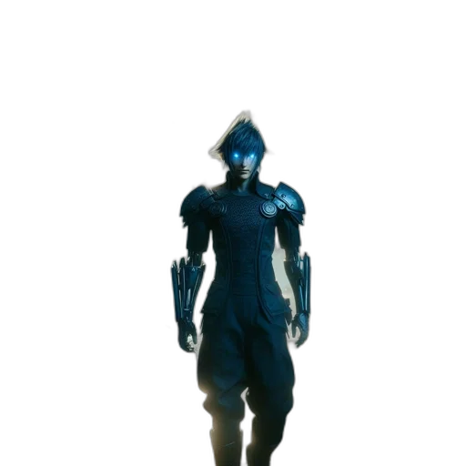 robot, mask, staff, creature transparent PNG cut-out