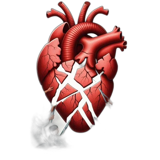 pixel art, concept art, large, red transparent PNG cut-out
