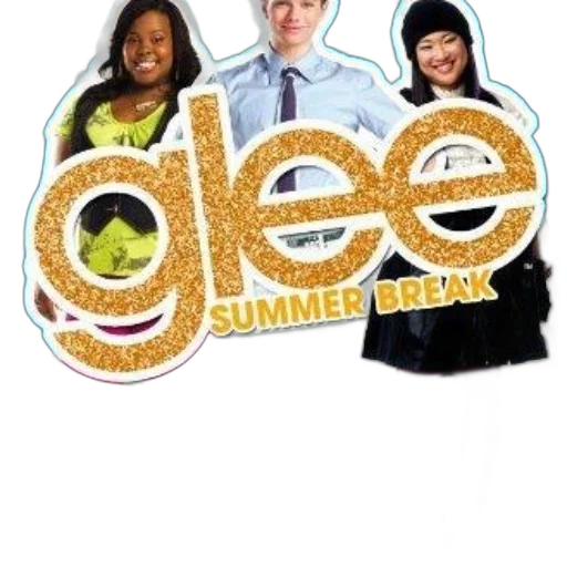 poster, glee, summer, break transparent PNG cut-out