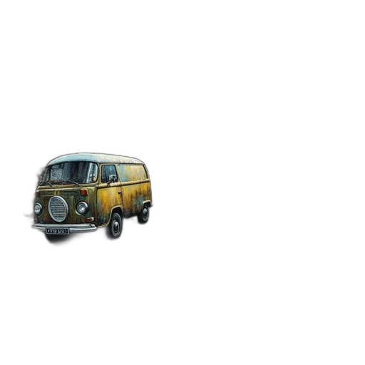 car, concept art, pixel art, 3d render transparent PNG cut-out