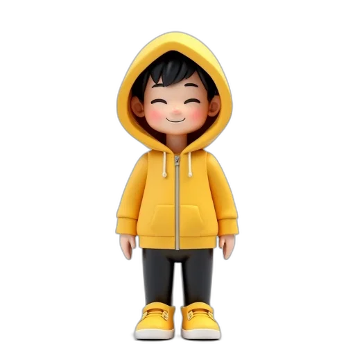 jacket, face, 3d render, concept art transparent PNG cut-out