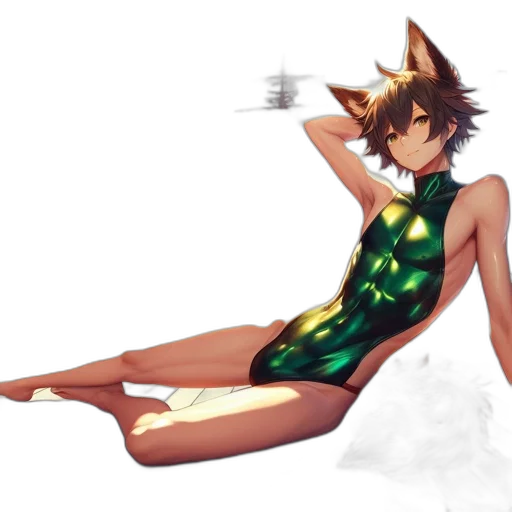 dress, staff, animal, creature transparent PNG cut-out