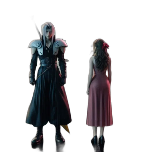 dress, concept art, 3d render, fantasy art transparent PNG cut-out