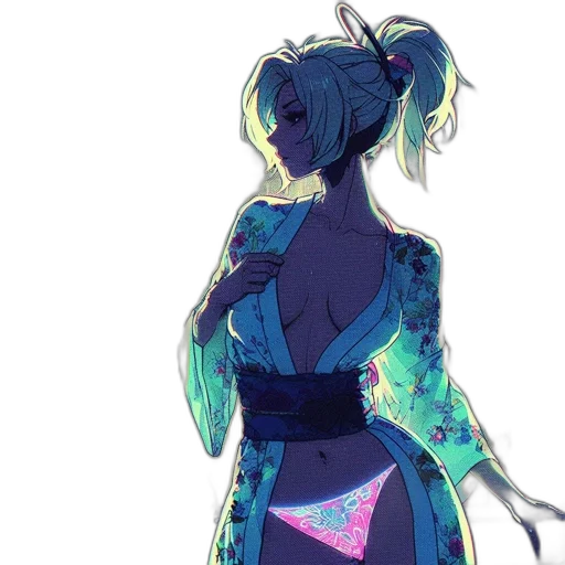 dress, jacket, staff, concept art transparent PNG cut-out