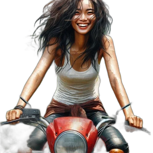 photorealistic, comic book art, oil painting, concept art transparent PNG cut-out