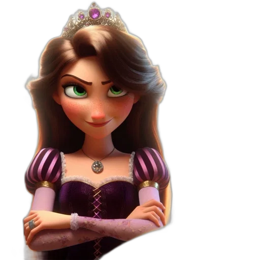 crown, jewelry, dress, 3d render transparent PNG cut-out