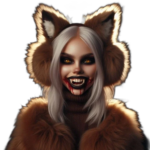 creature, mask, animal, face transparent PNG cut-out