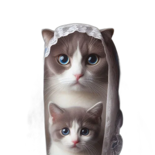 hat, crown, dress, animal transparent PNG cut-out