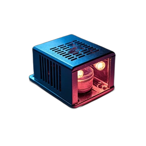 robot, 3d render, vaporwave, pixel art transparent PNG cut-out