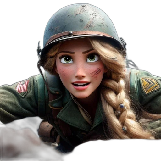 face, hat, weapon, concept art transparent PNG cut-out