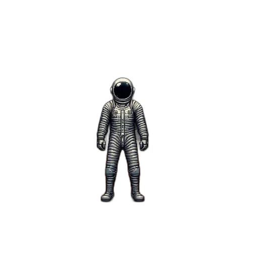 robot, creature, staff, jacket transparent PNG cut-out