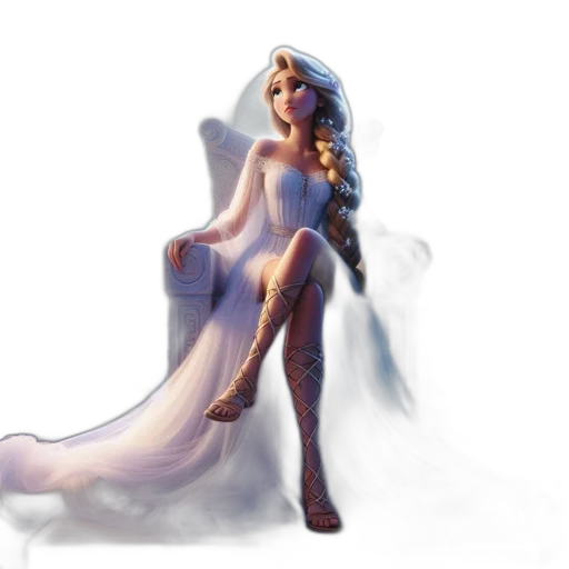 dress, staff, sword, weapon transparent PNG cut-out
