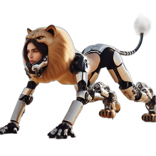 animal, robot, creature, concept art transparent PNG cut-out