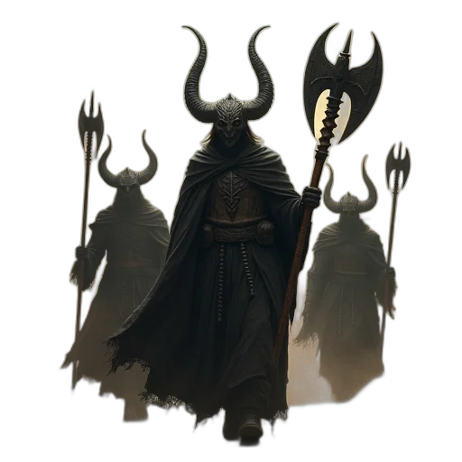 mask, staff, creature, dragon transparent PNG cut-out