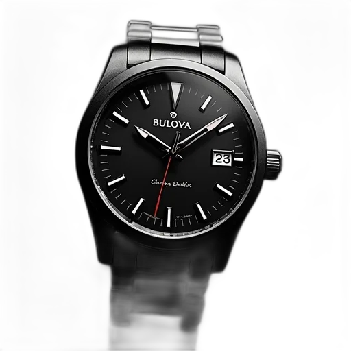 photorealistic, 3d render, bulova, mens transparent PNG cut-out