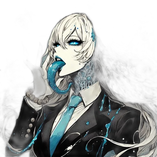 mask, staff, creature, jacket transparent PNG cut-out