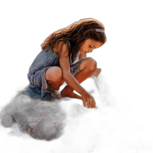 photorealistic, oil painting, concept art, watercolor transparent PNG cut-out