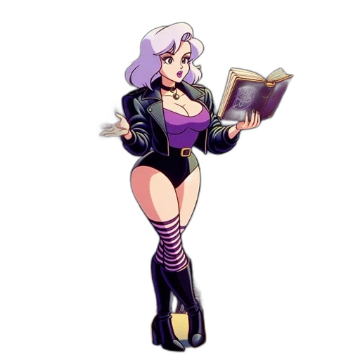 jacket, comic book art, pixel art, cartoon transparent PNG cut-out