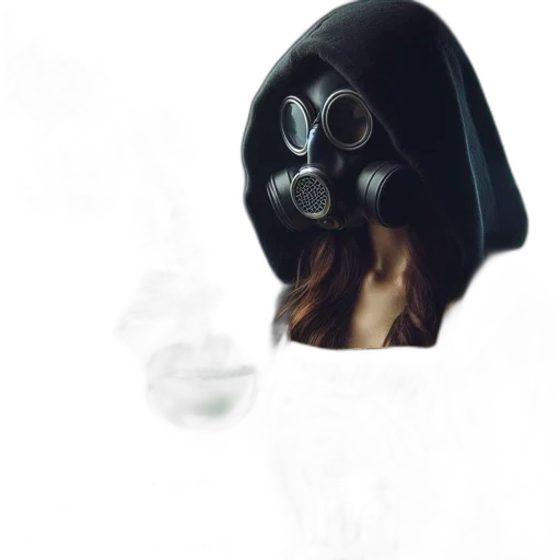 mask, face, robot, hat transparent PNG cut-out