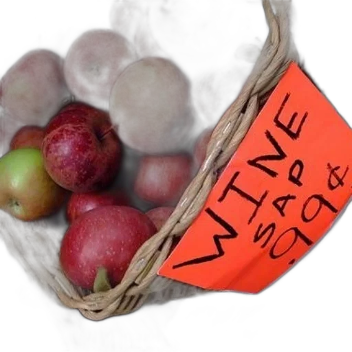 food, basket, apples, sign transparent PNG cut-out