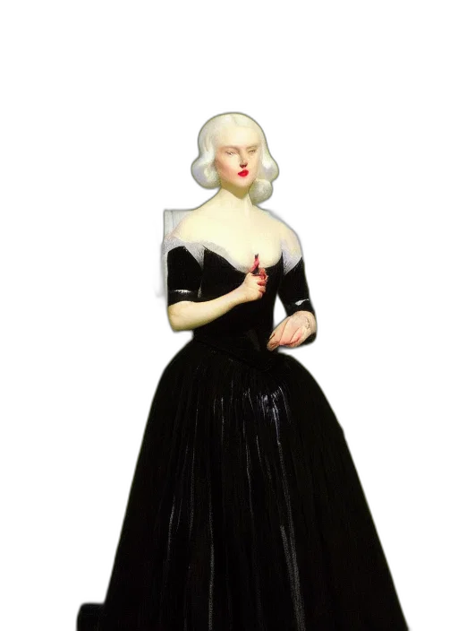 dress, 3d render, concept art, photorealistic transparent PNG cut-out