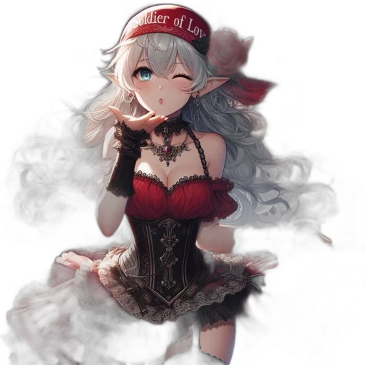 dress, hat, crown, robot transparent PNG cut-out