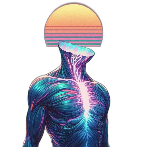 creature, robot, mask, hair transparent PNG cut-out