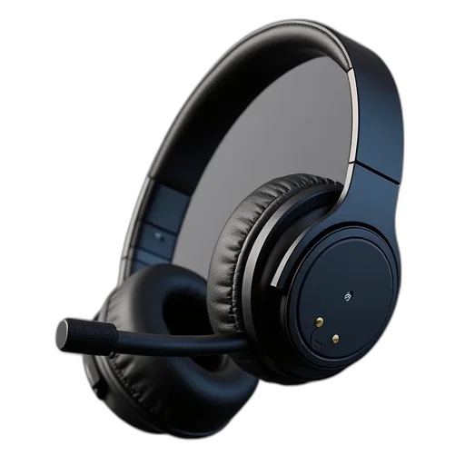 3d render, onedio, wireless, headphones transparent PNG cut-out