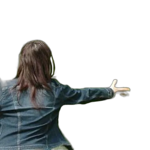 jacket, hair, concept art, 3d render transparent PNG cut-out