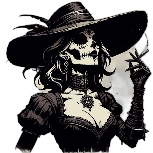 hat, mask, face, staff transparent PNG cut-out