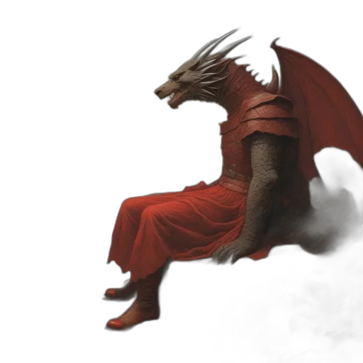 dragon, creature, sword, concept art transparent PNG cut-out