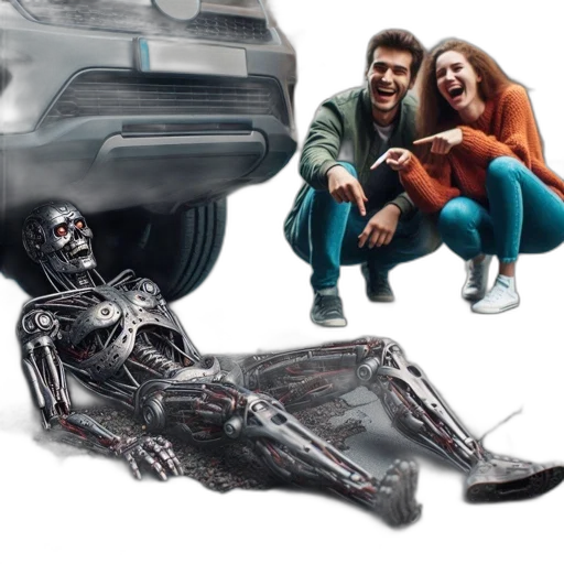 car, robot, creature, concept art transparent PNG cut-out