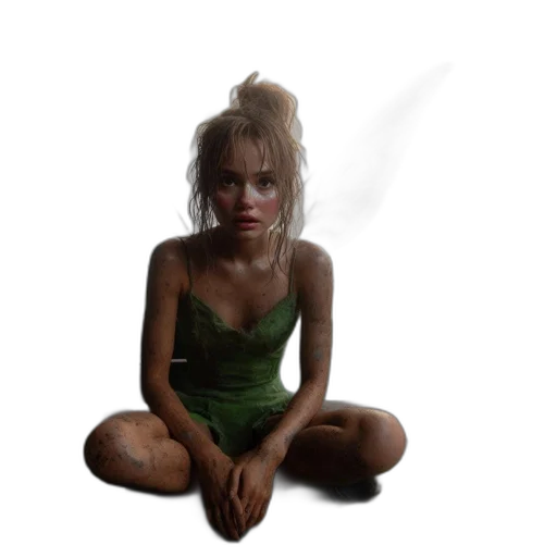 creature, face, mask, hair transparent PNG cut-out