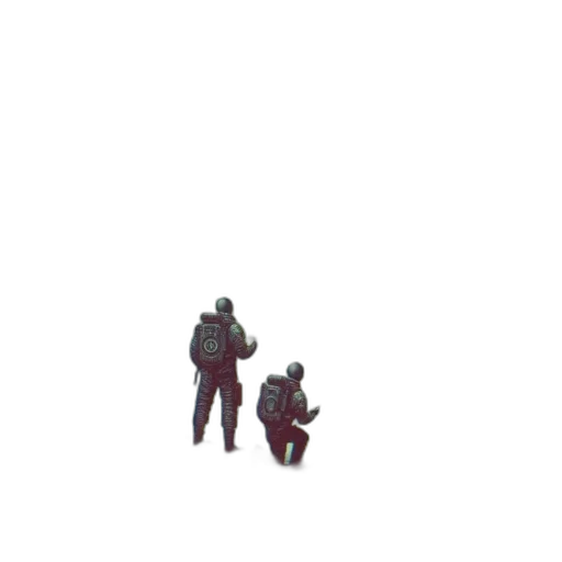 robot, creature, staff, animal transparent PNG cut-out