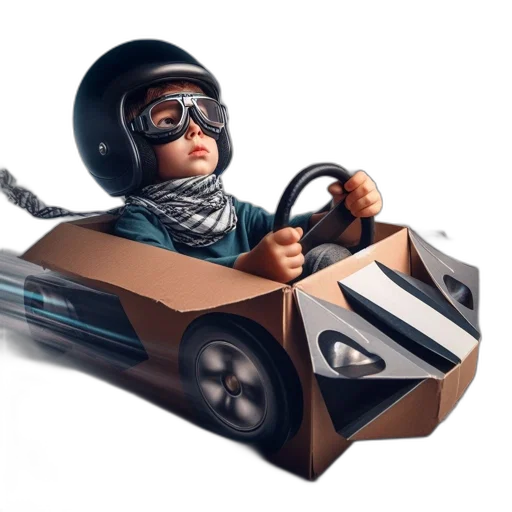 car, robot, concept art, 3d render transparent PNG cut-out