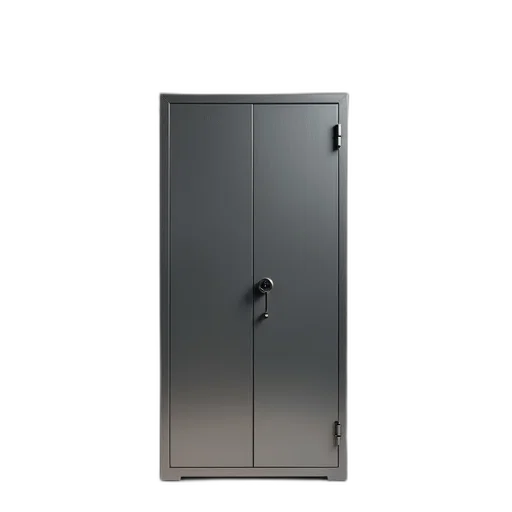 furniture, 3d render, steel, security transparent PNG cut-out