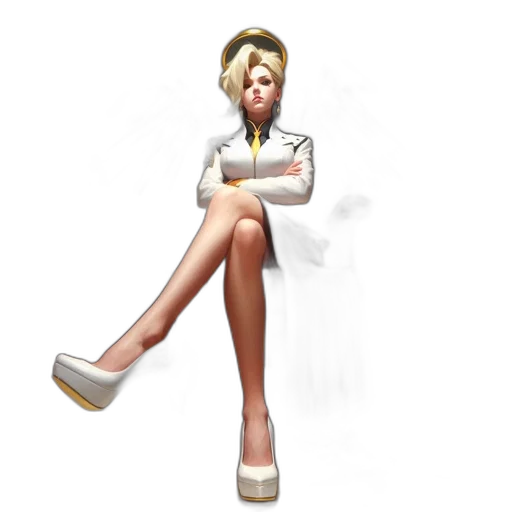 staff, dress, shoes, concept art transparent PNG cut-out