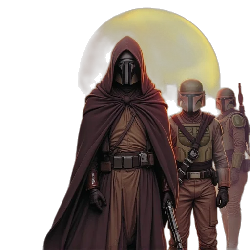 mask, concept art, comic book art, fantasy art transparent PNG cut-out