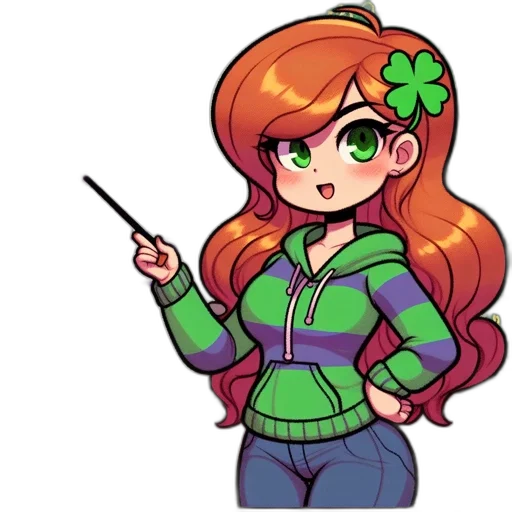 staff, jacket, pixel art, cartoon transparent PNG cut-out