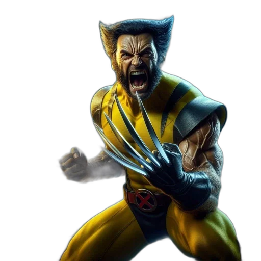 comic book art, concept art, fantasy art, 3d render transparent PNG cut-out